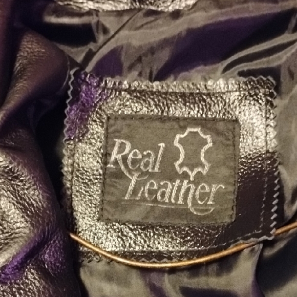 Women's M Black Tribal Leather Fringe Jacket w/ Beaded Straps & Turtles - Picture 2 of 6